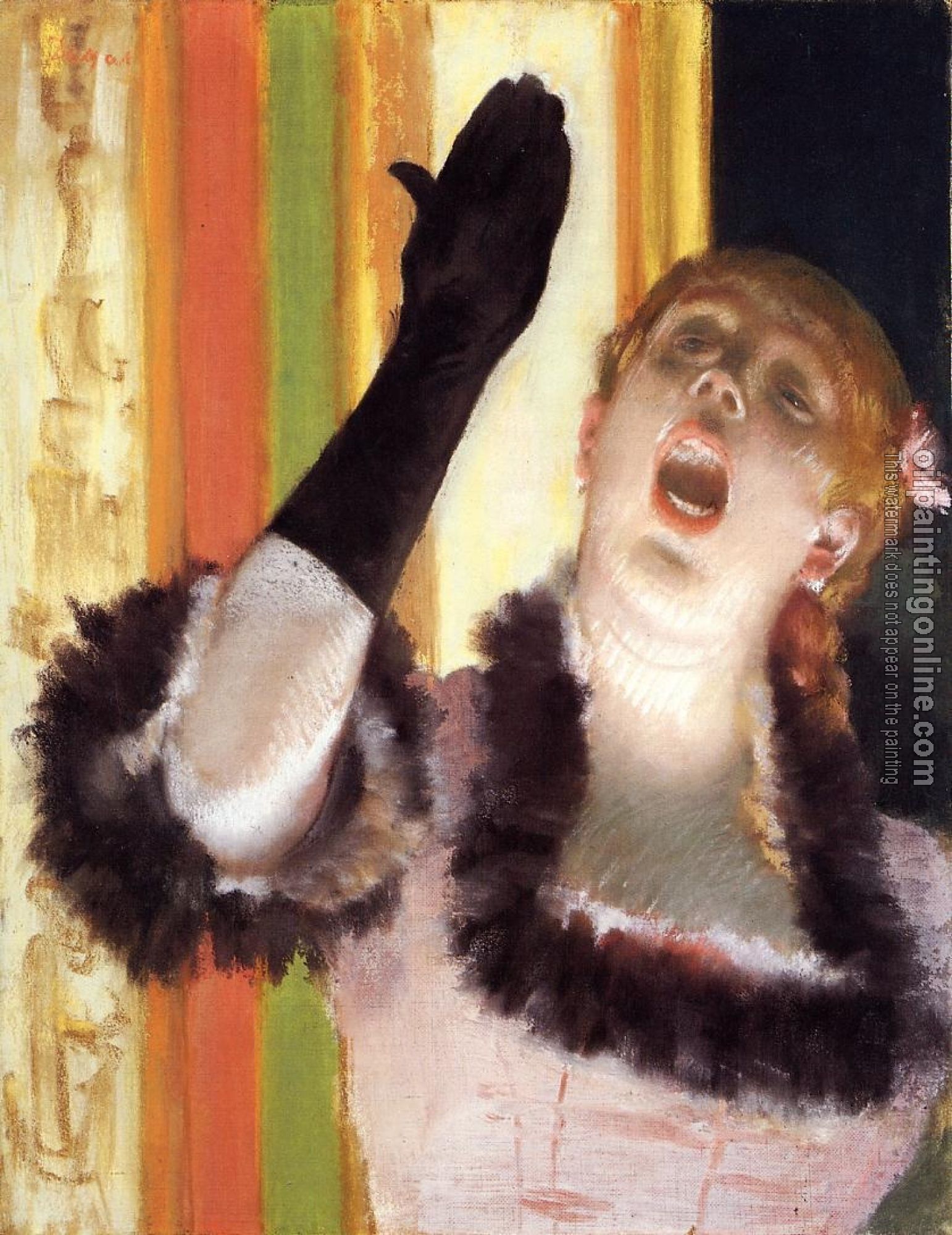 Degas, Edgar - Singer with a Glove